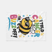 Ich habe Krebs abgesagt Fleecedecke (Vorderseite (Horizontal))