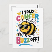 Ich habe Krebs abgesagt Postkarte (Vorne/Hinten)