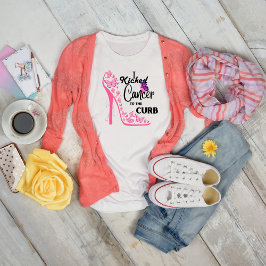 Ich habe Krebs an den T - Shirt gekippt