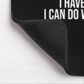Ich habe Krebs, ich kann tun, was ich will, lustig Mousepad (Ecke)