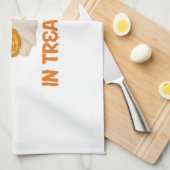 Ich habe Leckerei in die Behandlung Retro Funny Nu Geschirrtuch (Viertel Falte)