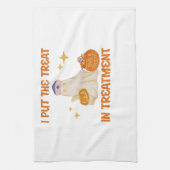 Ich habe Leckerei in die Behandlung Retro Funny Nu Geschirrtuch (Vertikal)