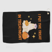 Ich habe Leckerei in die Behandlung Retro Funny Nu Golfhandtuch (Horizontal)