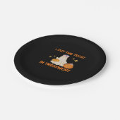 Ich habe Leckerei in die Behandlung Retro Funny Nu Pappteller (Schrägansicht)