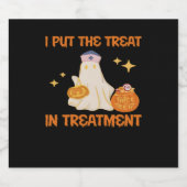 Ich habe Leckerei in die Behandlung Retro Funny Nu Schaumweinetikett (Einzelnes Label)