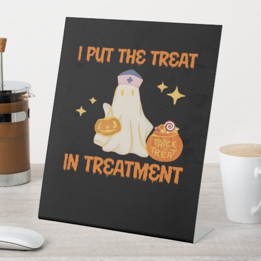 Ich habe Leckerei in die Behandlung Retro Funny Nu Sockelschild (In Situ)