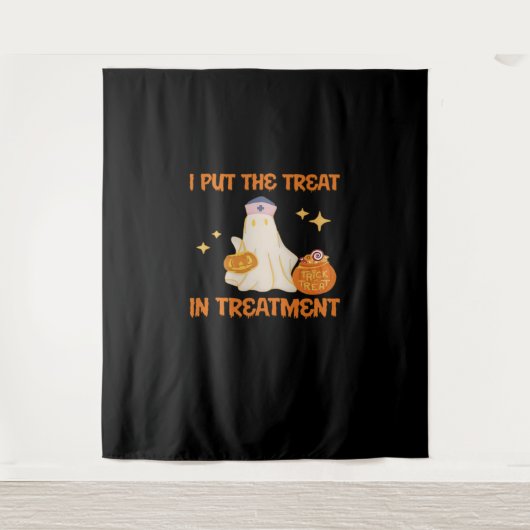 Ich habe Leckerei in die Behandlung Retro Funny Nu Wandteppich (Vorderseite)