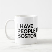Ich habe Leute in Boston Kaffeetasse (Links)