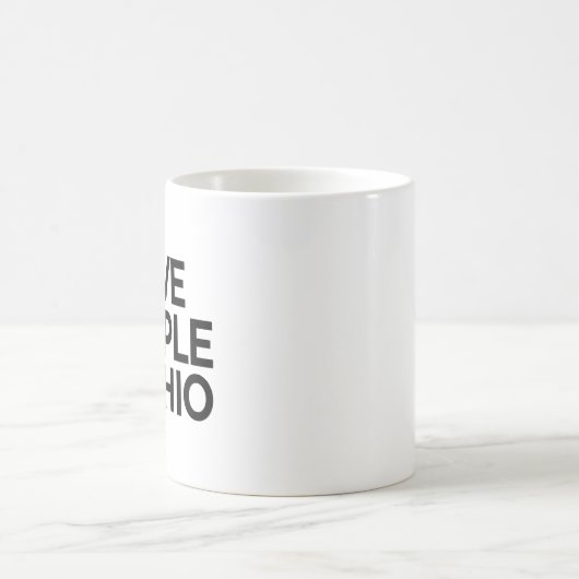 Ich habe Leute in Ohio Kaffeetasse (Mittel)