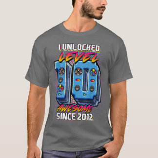 Ich habe Level 10 freigeschaltet Tolles 2012 Video T-Shirt