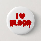 ICH HABE [LIEBE] BLUT BUTTON (Vorderseite)