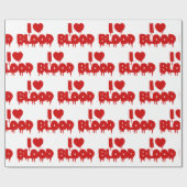 ICH HABE [LIEBE] BLUT GESCHENKPAPIER (Flach)