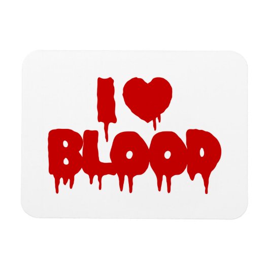 ICH HABE [LIEBE] BLUT MAGNET (Horizontal)