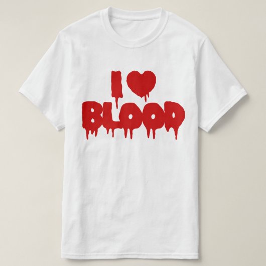 ICH HABE [LIEBE] BLUT T-Shirt (Design vorne)