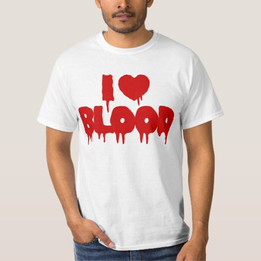 ICH HABE [LIEBE] BLUT T-Shirt (Vorderseite)