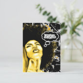 Ich habe Liebe im Kopf Got Postkarte (Stehend Vorderseite)