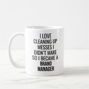 Ich habe Liebe, Messages zu bereinigen, um Markenm Kaffeetasse