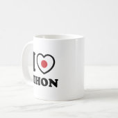 ICH HABE [LIEBE] NIHON KAFFEE TASSE (Vorderseite Links)