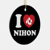 ICH HABE [LIEBE] NIHON KERAMIK ORNAMENT (Rechts)