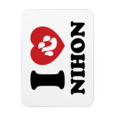 ICH HABE [LIEBE] NIHON MAGNET (Vertikal)