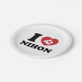 ICH HABE [LIEBE] NIHON PAPPTELLER (Schrägansicht)