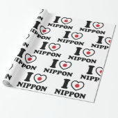 ICH HABE [LIEBE] NIPPON GESCHENKPAPIER (Ungerollt)