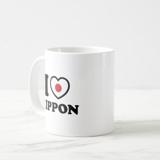 ICH HABE [LIEBE] NIPPON KAFFEETASSE (Vorderseite Links)