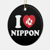 ICH HABE [LIEBE] NIPPON KERAMIK ORNAMENT (Links)