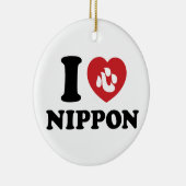ICH HABE [LIEBE] NIPPON KERAMIK ORNAMENT (Rechts)
