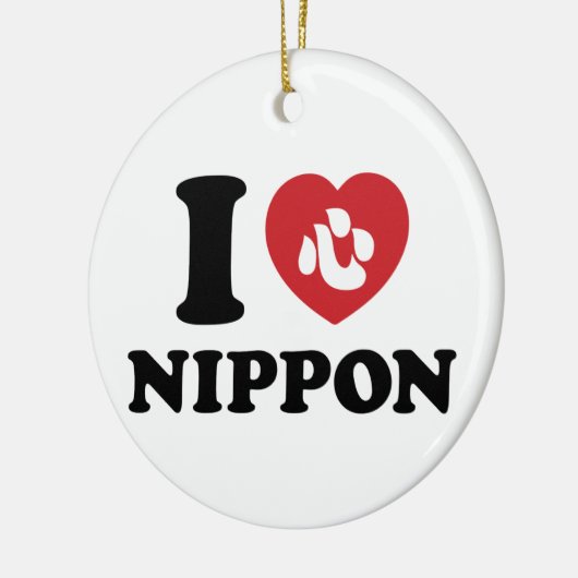 ICH HABE [LIEBE] NIPPON KERAMIK ORNAMENT (Links)