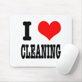 ICH HABE (LIEBE) REINIGUNG MOUSEPAD (Mit Mouse)