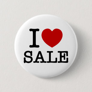 ICH HABE [LIEBE] VERKAUF BUTTON
