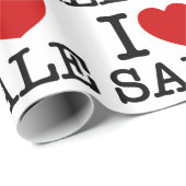 ICH HABE [LIEBE] VERKAUF GESCHENKPAPIER (Rolleneckpunkt)