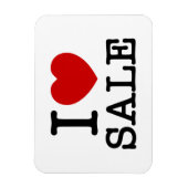 ICH HABE [LIEBE] VERKAUF MAGNET (Vertikal)