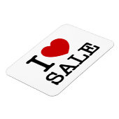 ICH HABE [LIEBE] VERKAUF MAGNET (Linke Seite)