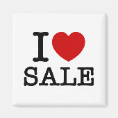 ICH HABE [LIEBE] VERKAUF MAGNET (Vorne)