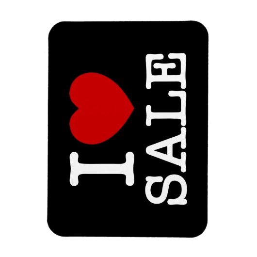 ICH HABE [LIEBE] VERKAUF MAGNET (Vertikal)