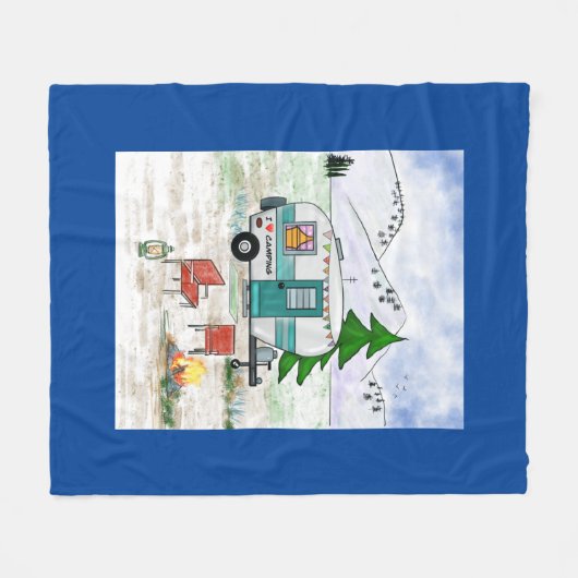 Ich habe Liebe, Vlies-Decke zu lagern Fleecedecke (Vorderseite (Horizontal))