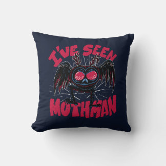 Ich habe lustiges Mothman-Cryptid-Geschenk gesehen Kissen