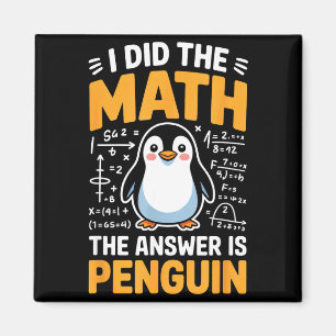 Ich habe Mathe gemacht, die Antwort ist Pinguin Lu Magnet
