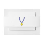 Ich habe Medaille getestet Einladungsbanderole (Vorderseite Beispiel)