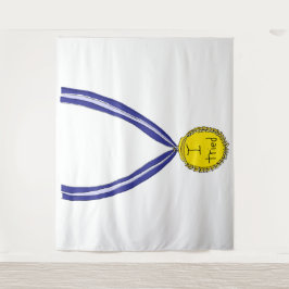 Ich habe Medaille getestet Wandteppich