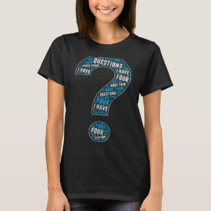 Ich habe mehr als vier Fragen Pessach jüdischen Se T-Shirt