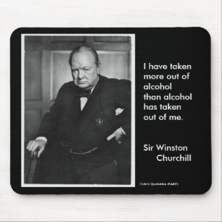 Ich habe mehr aus Alkohol heraus… genommen Mousepad