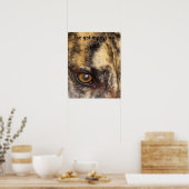 Ich habe mein Auge auf dich got! Poster (Küche)