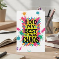 Ich habe mein Bestes gegeben, es war Chaos ADHD- u