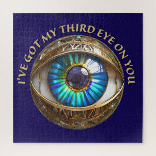 Ich habe mein drittes Auge auf dich geworfen Puzzle