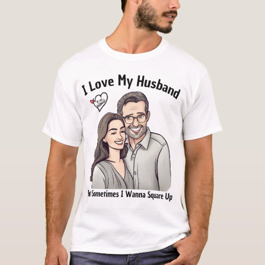 Ich habe mein Ehemann Liebe, aber manchmal will ic T-Shirt (Vorderseite)