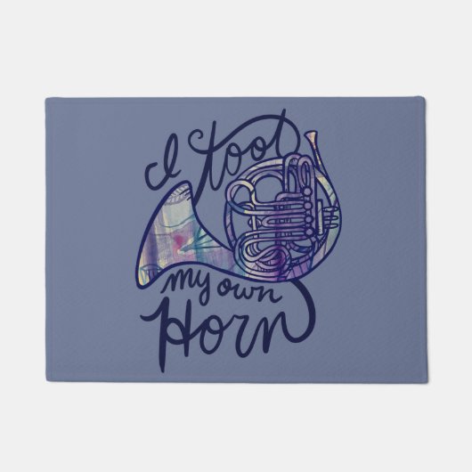 Ich habe mein eigenes Horn abgespuckt Fußmatte (Vorderseite)