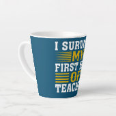 Ich habe mein erstes Jahr überlebt Milchtasse (Linke Ecke)